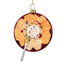 Cody Foster 4.00In Holiday Cheese Ball, Glass, Party Crackers Fun Go9616