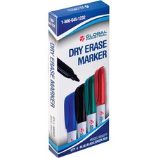 Dry Erase Markers Fine Tip Assorted Colors 4 Pack