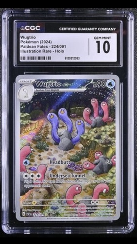 Wugtrio graded CGC 10 for sale on eBay