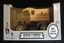 Ertl 1:25 Die-Cast 1905 Ford Delivery Car Bank EX/Box