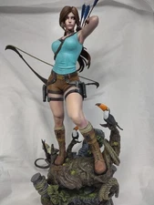 Lara Croft-tomb raider- painted 3d Printed Resin 1/6 scale model (MADE TO ORDER)