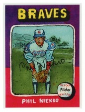 PHIL NIEKRO 2025 Topps Shoebox Treasures 1975 Topps #3 C2
