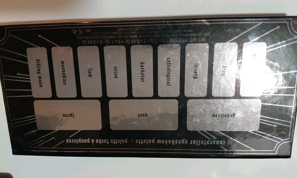 Kat Von D Innerstellar Eyeshadow Palette discontinued cool shades unused - Image 3 of 3