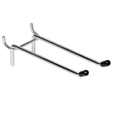 10Pcs Peg Board Pegs Pegboard Accessories 6 Inch Pegboard Hooks Fit 1/4    PegB