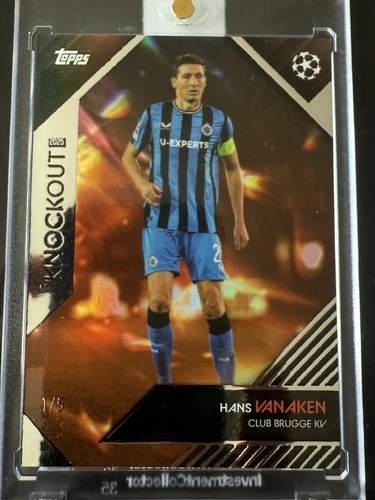 2024-25 TOPPS Knockout UCC UEFA Club Competitions - Hans Vanaken /5 Orange