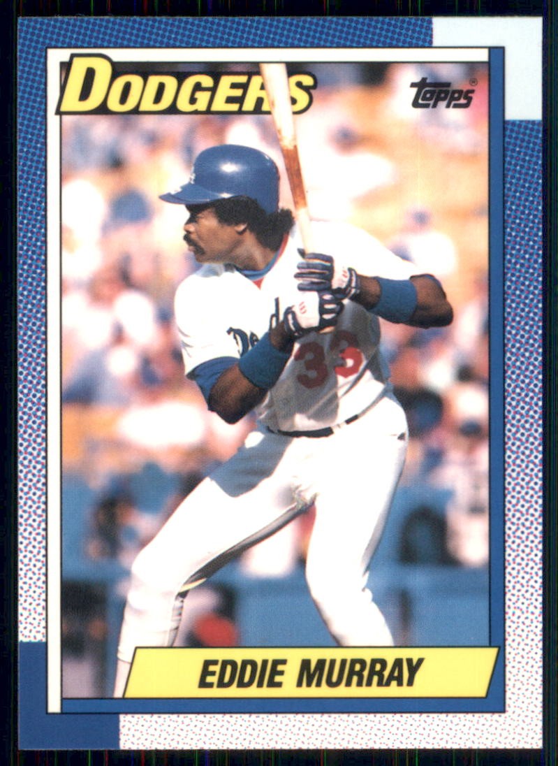 Eddie Murray #305 Baseball Cards 1990 Topps Tiffany trading card — raw and PSA graded price guide