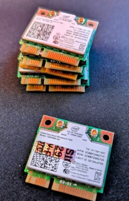 Lot of 6- Intel Dual Band Wireless-N 7260 Wireless WiFi Card 7260