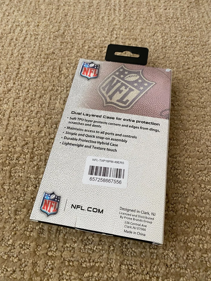 Funda protectora de doble capa Office NFL para Apple iPhone 16 Pro Max San Francisco 49ers Foto 2 de 2