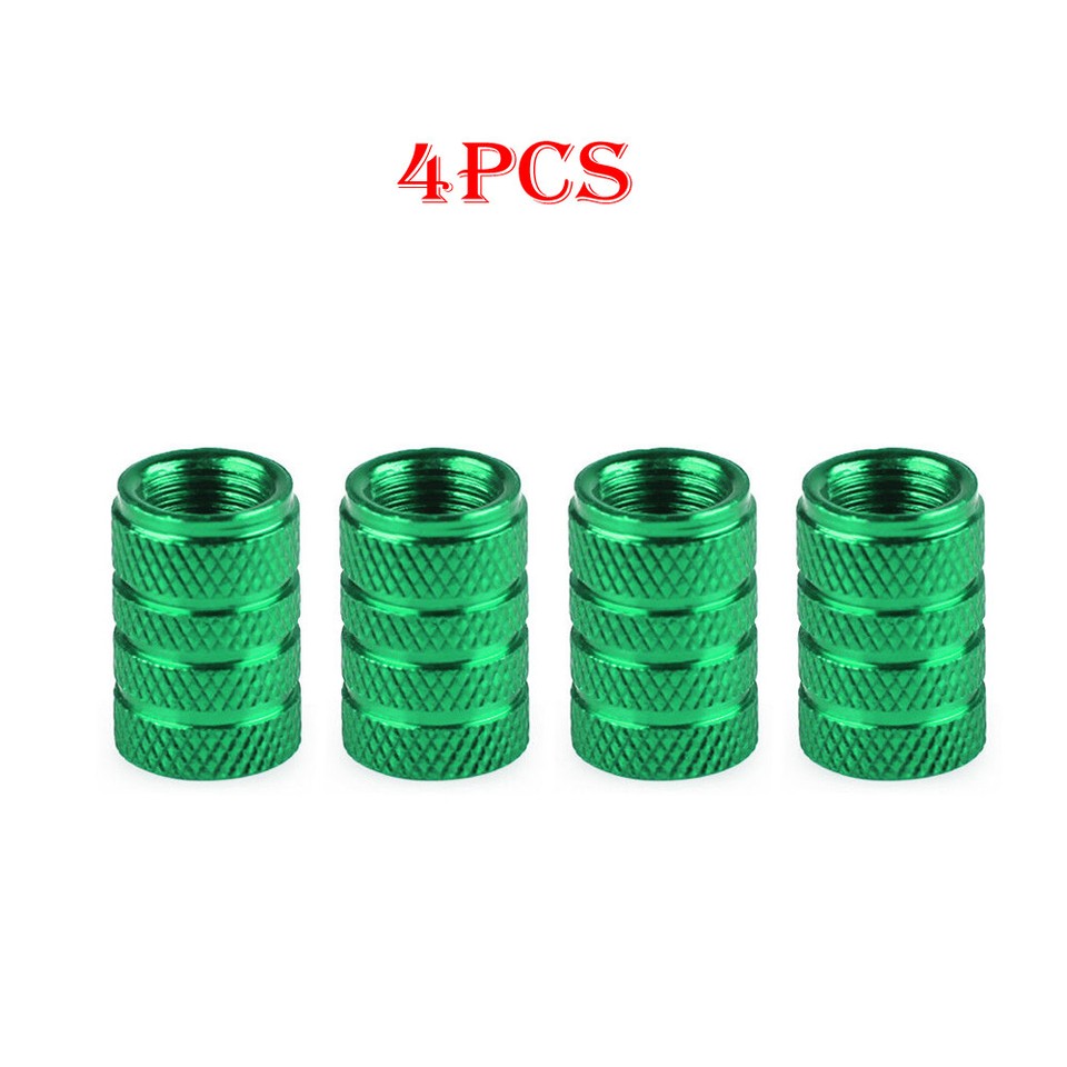 4pcs Tyre Tire Wheel Rim Stem Air Valve Screws Caps Dust Cover Car