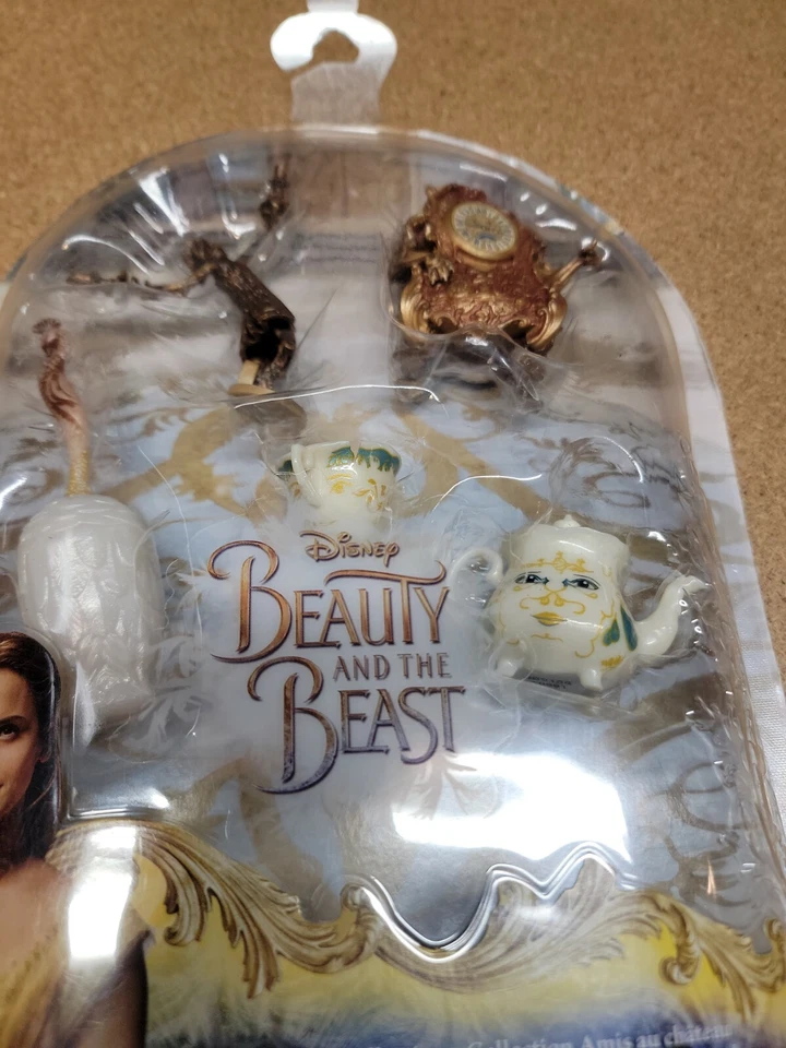 La Bella y la Bestia Disney Castillo Amigos Colección Totalmente Nuevo Foto 4 de 4