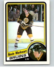 1984-85 O-Pee-Chee #8 Nevin Markwart  RC Rookie Boston Bruins V63757