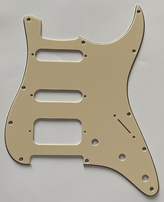 For Fit Fender 11 Sctew Stratocaster Start HSS Style Guitar Pickguard Yellow