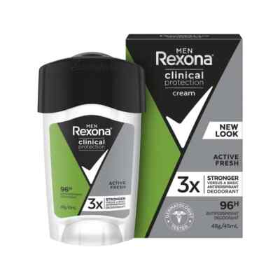 REXONA Men CLINICAL SPORTS STRENGTH ANTIPERSPIRANT - 48g - 96 Hour , US stock