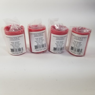 Lot of 4 VORTEX TORNADO MAKER TWISTER TUBE SCIENCE FAIR WATER WEATHER EXPERIMENT
