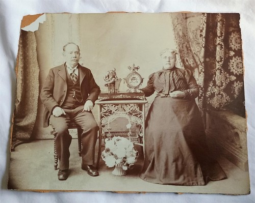 Lotto foto d'epoca Tintype, CDV, cianotipo, cartolina RPPC, snapshot ecc antiche - Foto 3 di 12
