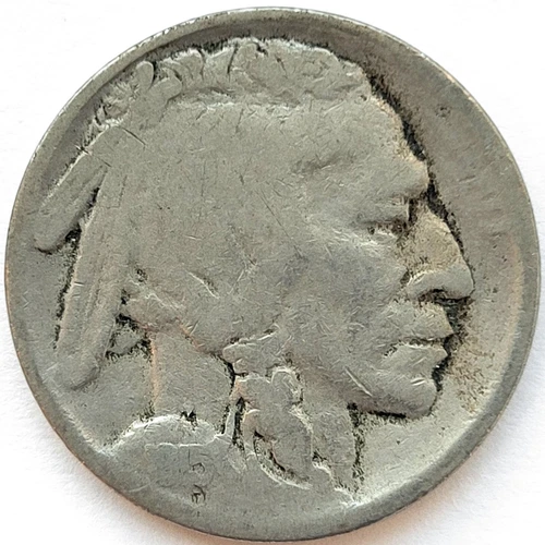 1915-S Buffalo Nickel About Good AG * Original Surfaces  RARE 1915S Most of Date