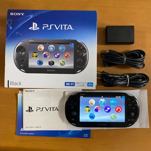 Sony PlayStation Vita Slim PCH-2016 Noire - 8 Go - Boîte Complète (CIB) - Occasion
