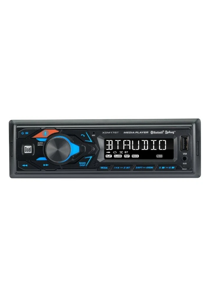 DUAL XDM17SPK4 Car Stereo Bluetooth USB MP3 Siri/Google Assist & 4 speaker 6.5" - Image 3 of 4