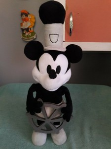 DISNEY Steamboat Willie Dancing Mickey Mouse Plush 90 Years of Magic | eBay