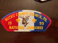 MINT 1993 JSP Bucks County Council Pennsylvania Red Blue White