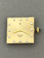 Concord Men's Quartz Movement Only For Parts