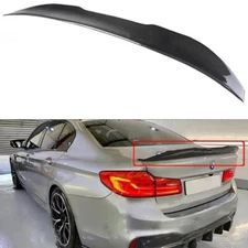FIT 17-23 BMW G30 G38 5 SERIES F90 M5 PSM STYLE CARBON FIBER TRUNK SPOILER WING