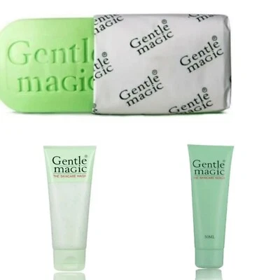 Gentle Magic Skincare ORIGINAL Combo Set Of 3 Soap Serum And Mask FAST SHIPPING!