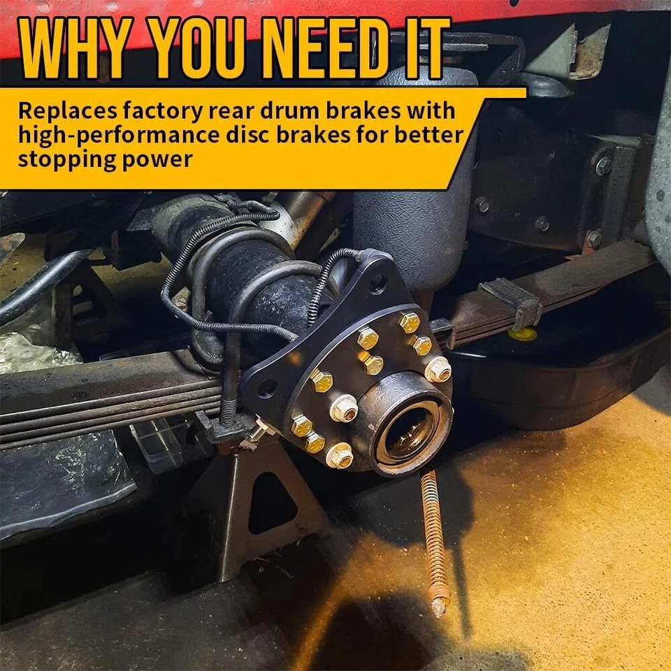 Soportes de conversión de disco trasero con pernos para Honda Civic, CRX, del Sol 1988-1992 Foto 3 de 4