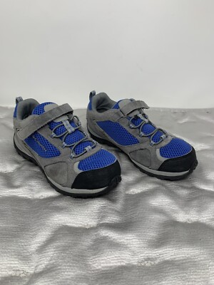 Columbia Yy1158-487 Hiking Shoes Blue Gray Size 4M 