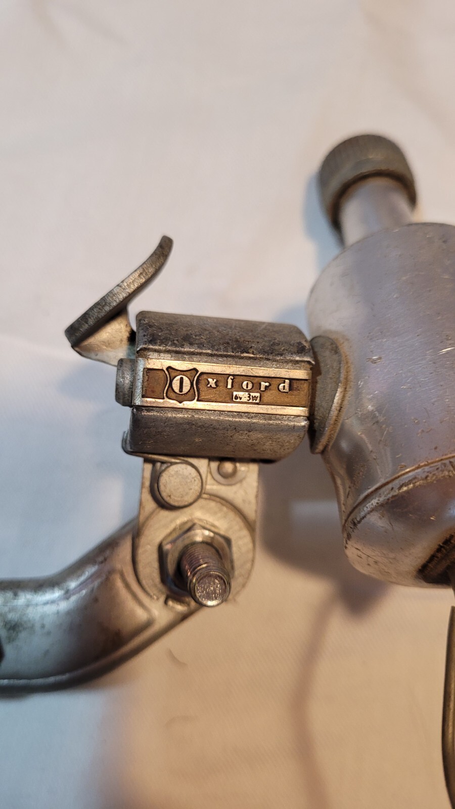 Vintage Oxford Bicycle Headlight Generator Untested Turns Freely 