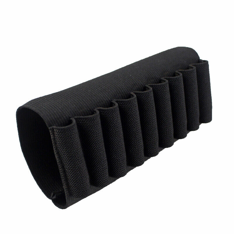 Tactical Buttstock 5/9 Rounds Shotgun Rifle Ammo Carrier Shell ...