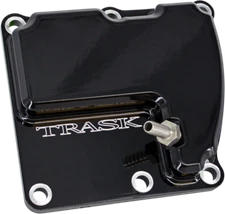 Trask Black Vented Trans Transmission Top Cover 17+ Harley Touring Trike Softail