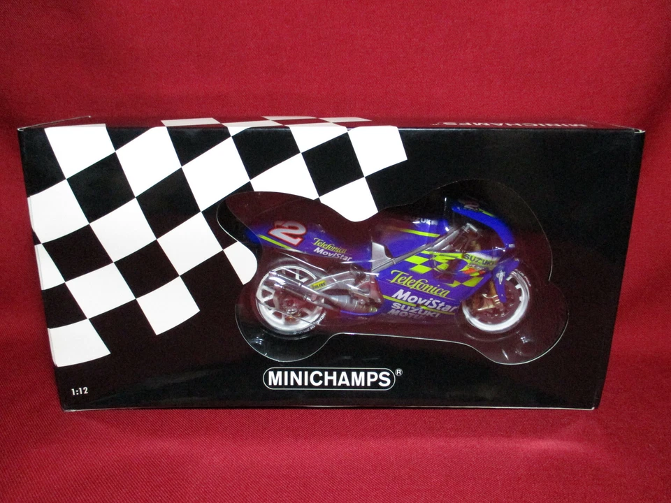 Kenny Roberts Jr WORLD CHAMPION 2000 Suzuki RGV500 Moto GP Minichamps 1/12 Scale - Image 2 of 3