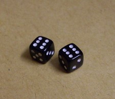 2 Mini Würfel Kantenlänge Länge 7 mm 0,7 cm Miniwürfel klein Farbe wählbar Neu