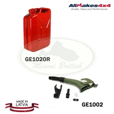 LAND ROVER JERRY CAN 20 LITRE W/ NOZZLE RANGE SP DISCOV LR2 LR3 LR4 GE1020R AM