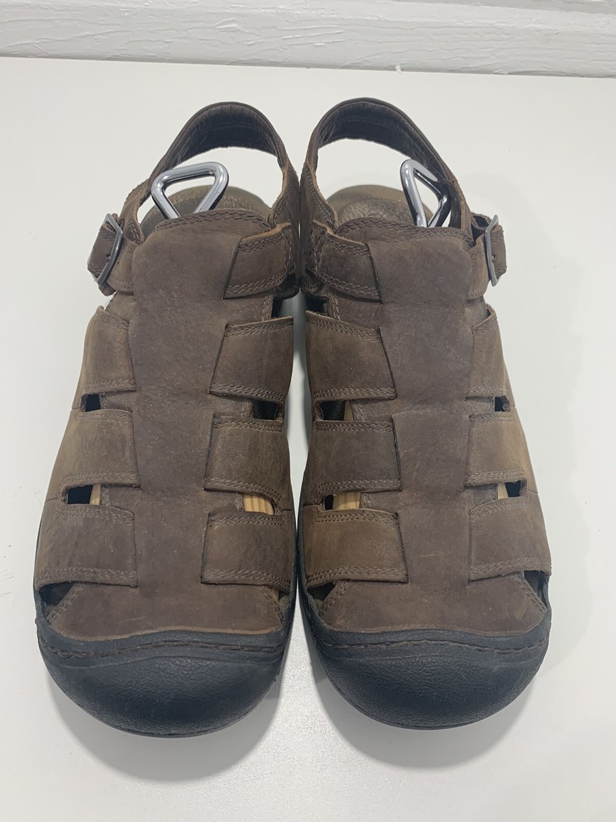 Keen Sandals Mens 9 Bidwell 1461 Fisherman Brown Leather Hike KEEN Bidwell 1461 Leather Fisherman Sandals Men main image 3