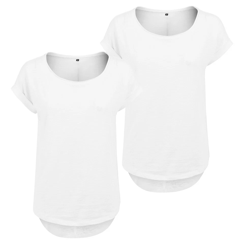Ladies fashion Oversize Shirt Damen Tanktop 2 er Pack... - Schwarz & Weiß - NEU - Bild 2 von 4