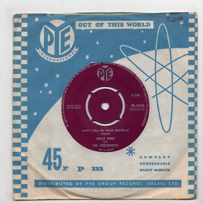 (N125) Emile Ford & The Checkmates, Don't Tell Me Your Troubles 1959 - 7'' vinyl