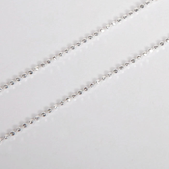 Sterling silver ball chain by the foot outlet