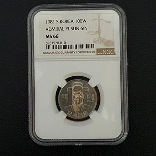 1981 YEAR SOUTH KOREA 100 WON NGC MS 66 GRADE