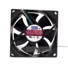 AVC DS08025R12M 12V 0.23A 8CM 8 4-Wire Temperature Controlled Mute Cooling Fan