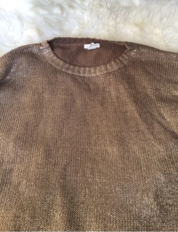 Club Monaco Metallic Gold Top - Photo 2/4