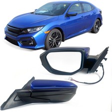 Left Driver Side Door Mirror for 2016-2021 HONDA CIVIC LX SE Sport with Power Mi