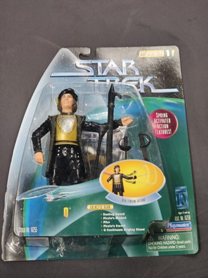 Star Trek Warp Factor Series Q Real Fencing Action Figure Playmates 1997 New