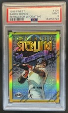 1996 Topps Finest Barry Bonds Refractor #105 Giants PSA 9