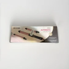 Rotating Curling Iron - 3 in 1 Automatic Curling Iron with Interchangeable Wands