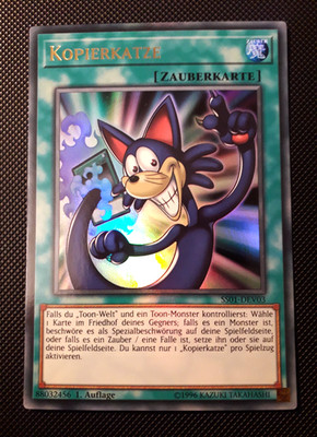 Yu-Gi-Oh! Kopiekatze, SS01-DEV03, Ultra Rare, 1. Auflage, Deutsch, Light Played