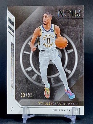 2022-23 Panini Noir Tyrese Haliburton Association Edition Numbered Out Of /99!