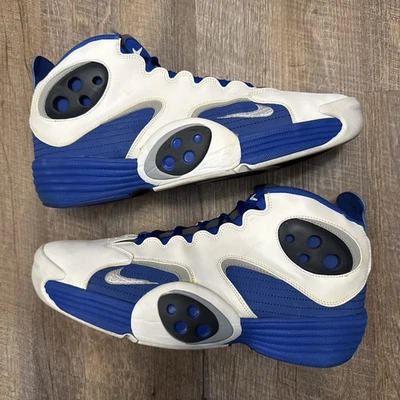 RARE NIKE 2012 Vintage Air Flight One Black BBall Shoes Size 9.5 Nike Flight One Black White for Sale - Authenticity  main image 2