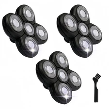 3 pcs Blades Refills Compatible with Freebird Head Shaver, 5 Blades Shaver Re...